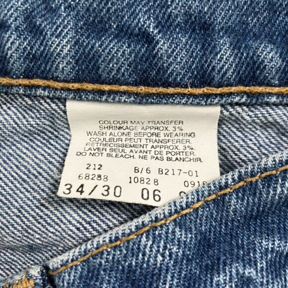 Vintage Great Western Garment Company Jeans Mens 34x30 Cowboy Straight Leg Blue - Picture 7 of 10